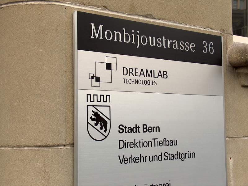 Infonormschild Monbijoustrasse, Bern